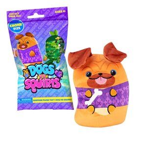 Dogs vs Squirls 6 Inch Collectible Plush Toy